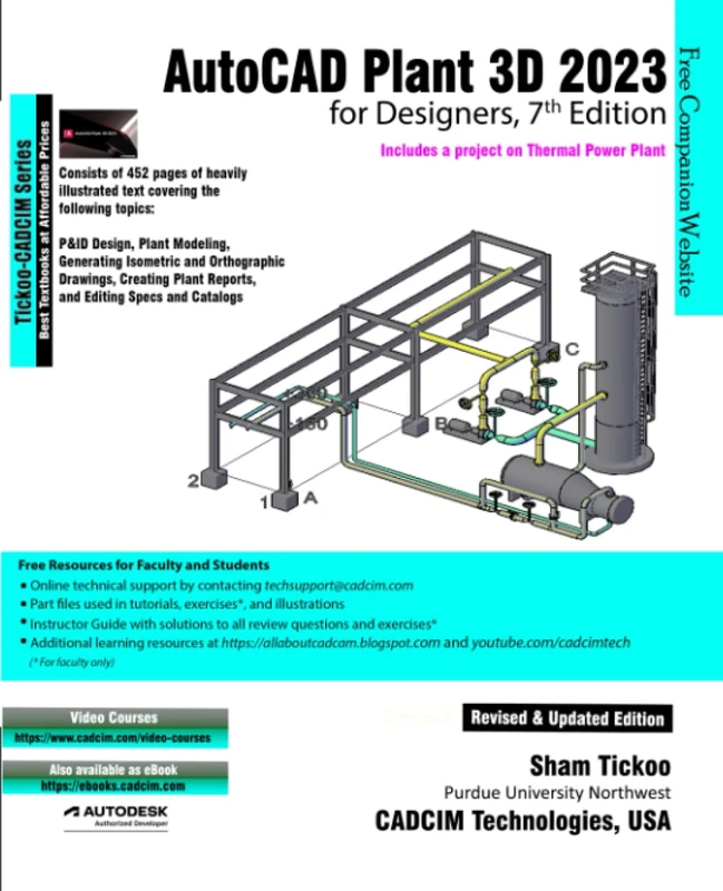 AutoCAD Plant 3D 2023 for Designers, 7th Edition