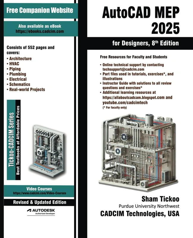 AutoCAD MEP 2025 for Designers, 8th Edition