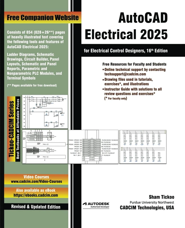 AutoCAD Electrical 2025 for Electrical Control Designers, 16th Edition