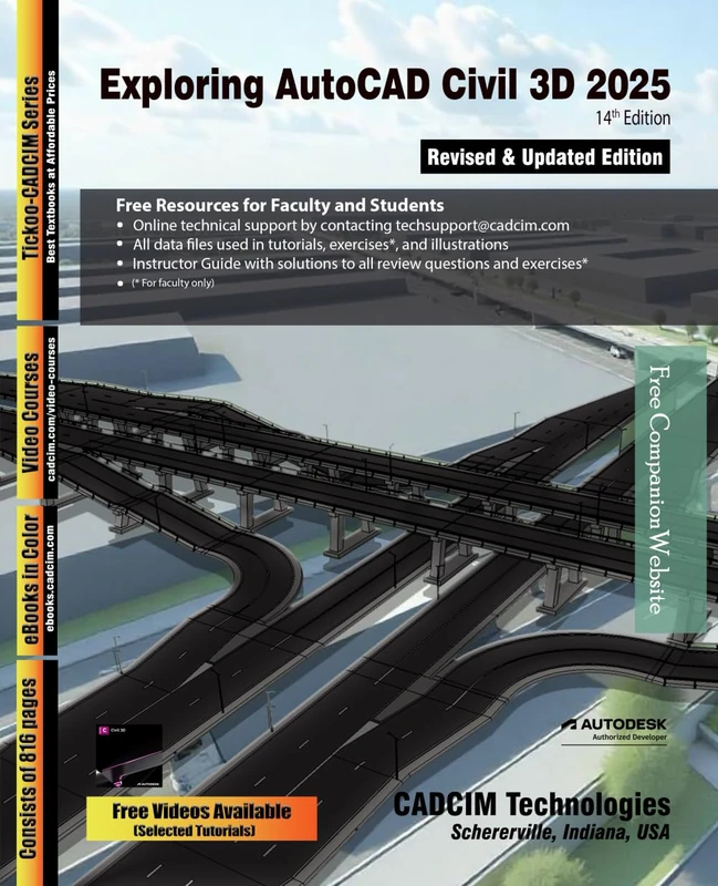 Exploring AutoCAD Civil 3D 2025, 14th Edition