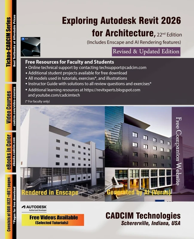 Exploring Autodesk Revit 2026 for Architecture, 22nd Edition