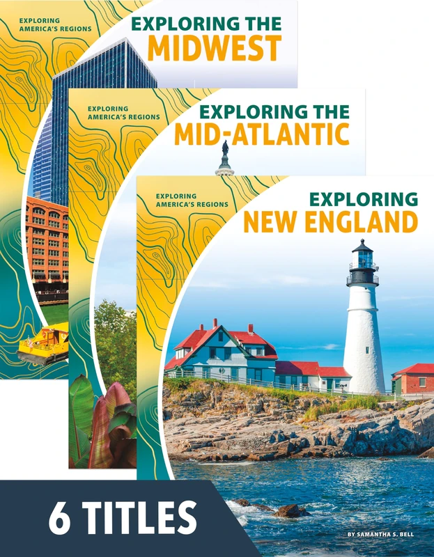 Exploring America's Regions (Set of 6)