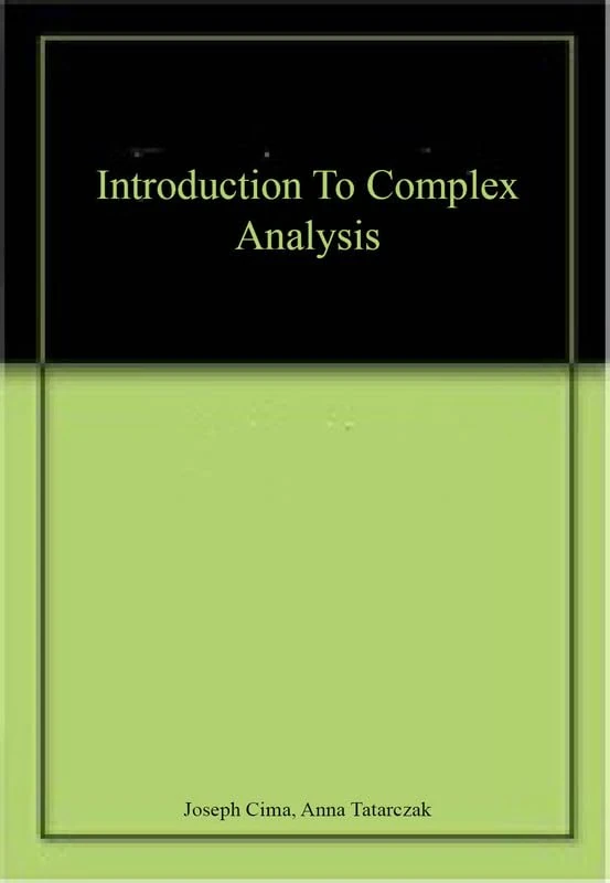 Introduction To Complex Analysis