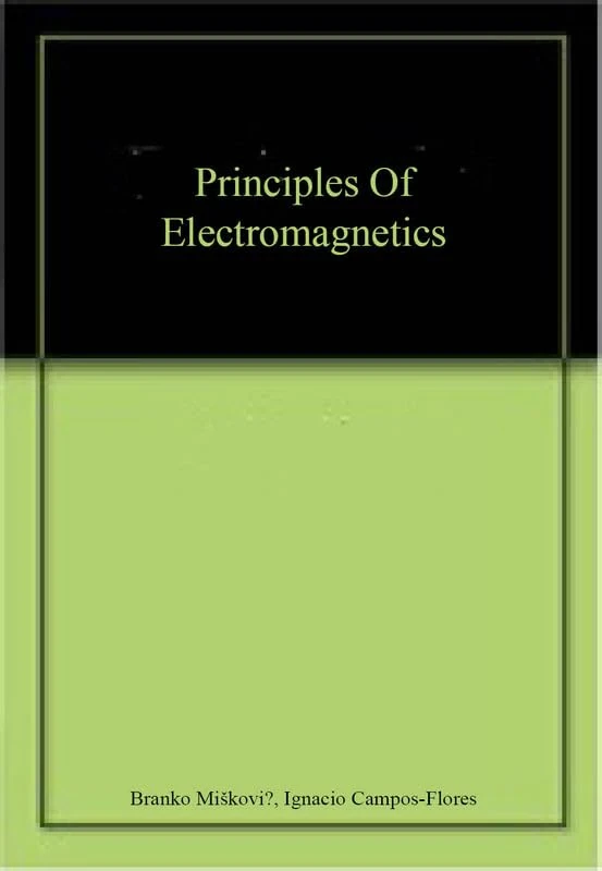 Principles Of Electromagnetics