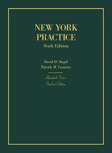 New York Practice, Student Edition (Hornbook Series)
