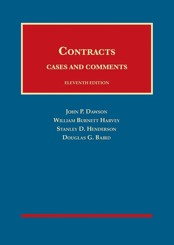 Contracts: Cases and Comments - CasebookPlus (University Casebook Series (Multimedia))
