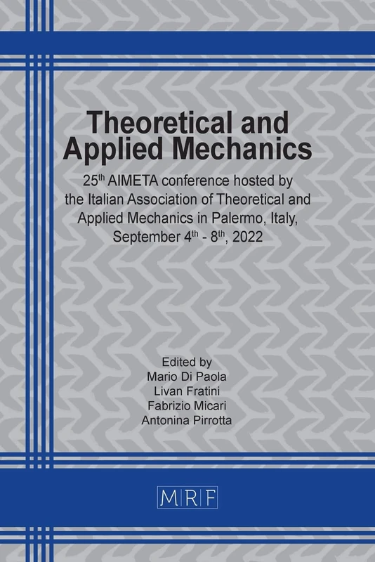 Theoretical and Applied Mechanics: Aimeta 2022: 26 (Materials Research Proceedings)