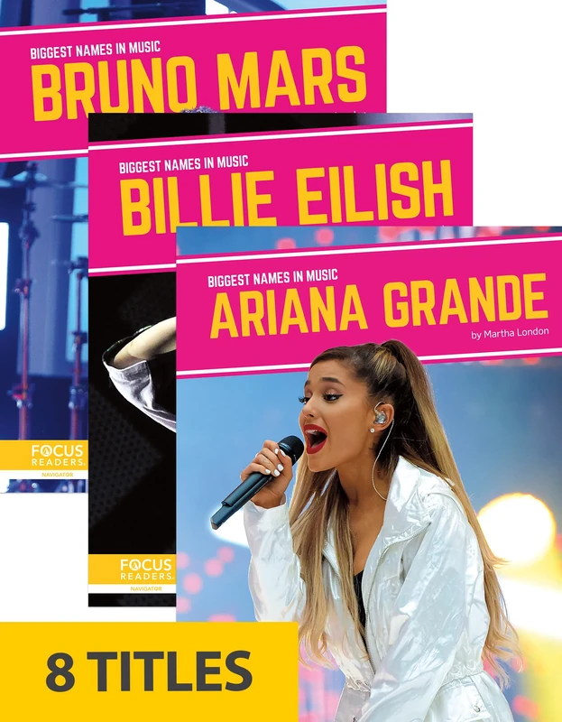 Biggest Names in Music (Set of 8) - Image 1
