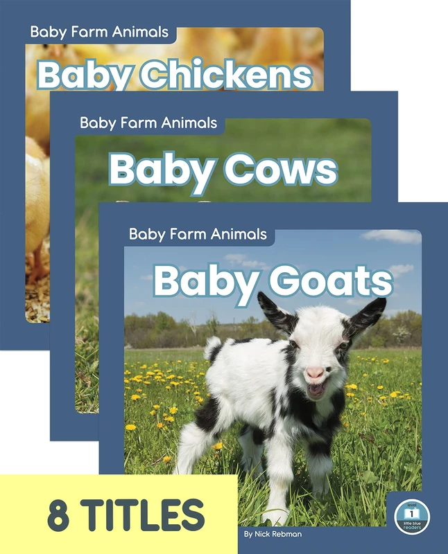 Baby Farm Animals (Set of 8) (Baby Farm Animals)