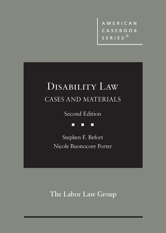 Disability Law: Cases and Materials (American Casebook Series)