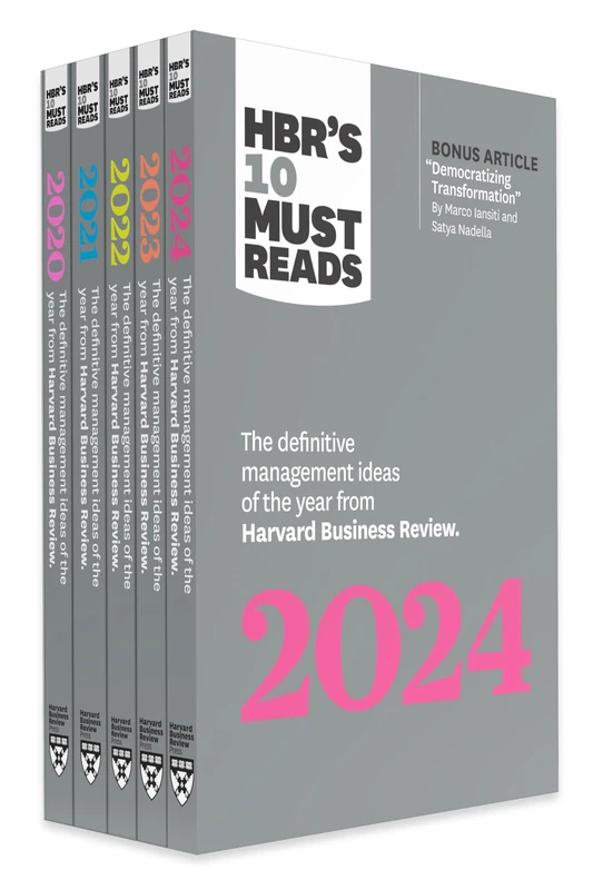 5 Years of Must Reads from HBR: 2024 Edition (5 Books): The Definitive Management Ides of the Year from Harvard Business Review 2020-2024 (HBR's 10 Must Reads)