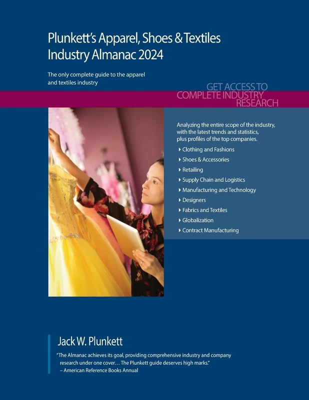 Plunkett's Apparel, Shoes & Textiles Industry Almanac 2024: Apparel, Shoes & Textiles Industry Market Research, Statistics, Trends and Leading Companies