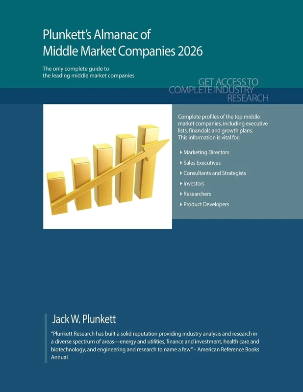 Plunkett's Almanac of Middle Market Companies 2026: Middle Market Industry Market Research, Statistics, Trends and Leading Companies