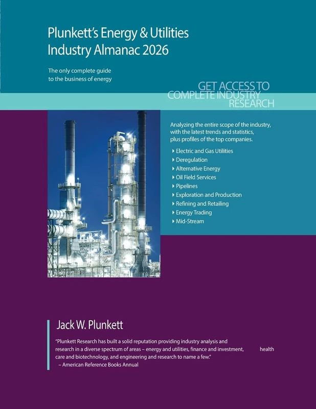 Plunkett's Energy & Utilities Industry Almanac 2026: Energy & Utilities Industry Market Research, Statistics, Trends and Leading Companies