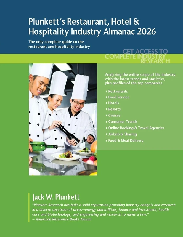 Plunkett's Restaurant, Hotel & Hospitality Industry Almanac 2026: Restaurant, Hotel & Hospitality Industry Market Research, Statistics, Trends and Leading Companies - Image 1