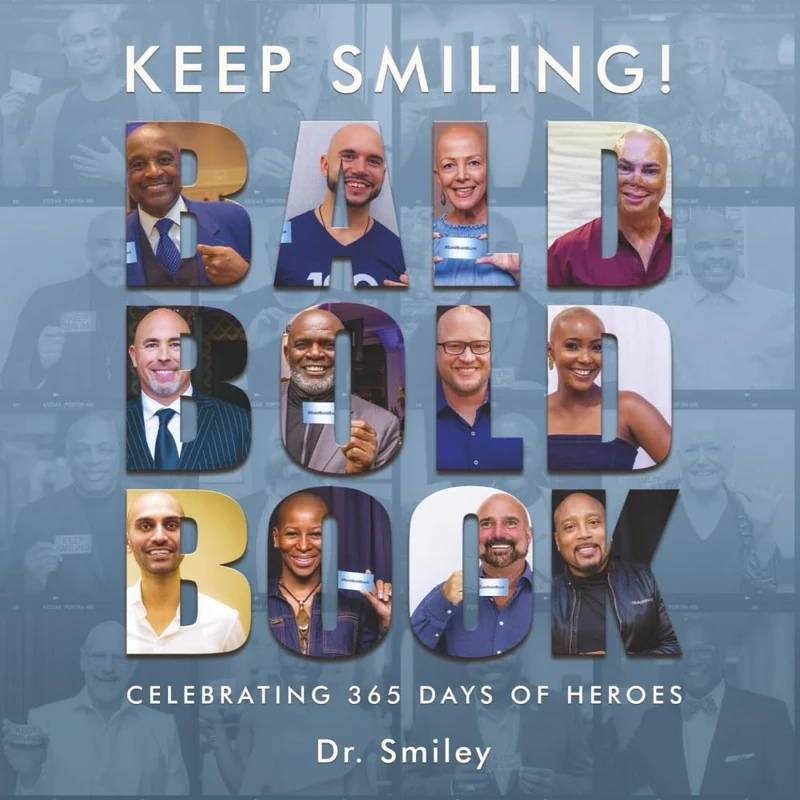 Keep Smiling Bald Bold Book Birthday Color Edtion