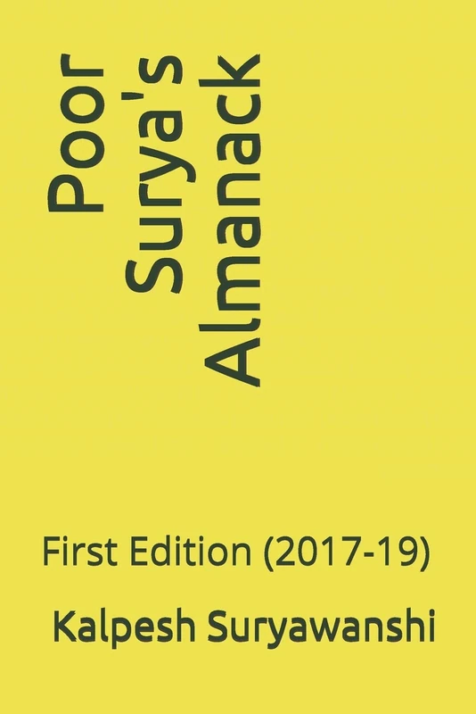 Poor Surya's Almanack: First Edition (2017-19) - Image 1