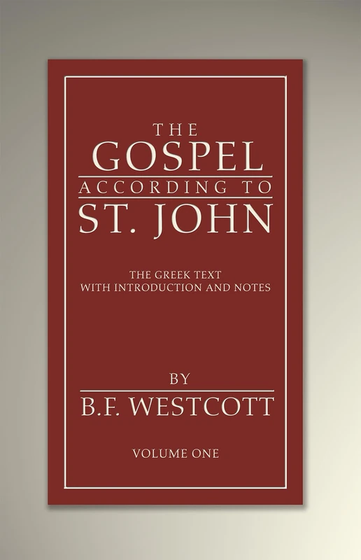The Gospel According to St. John, Volume 1: The Greek Text with Introduction and Notes - Image 1