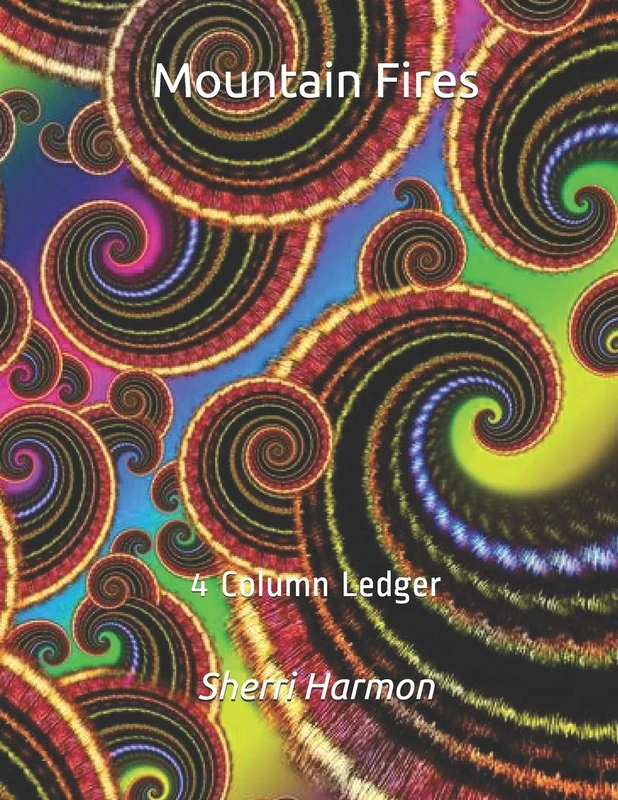 Mountain Fires: 4 Column Ledger