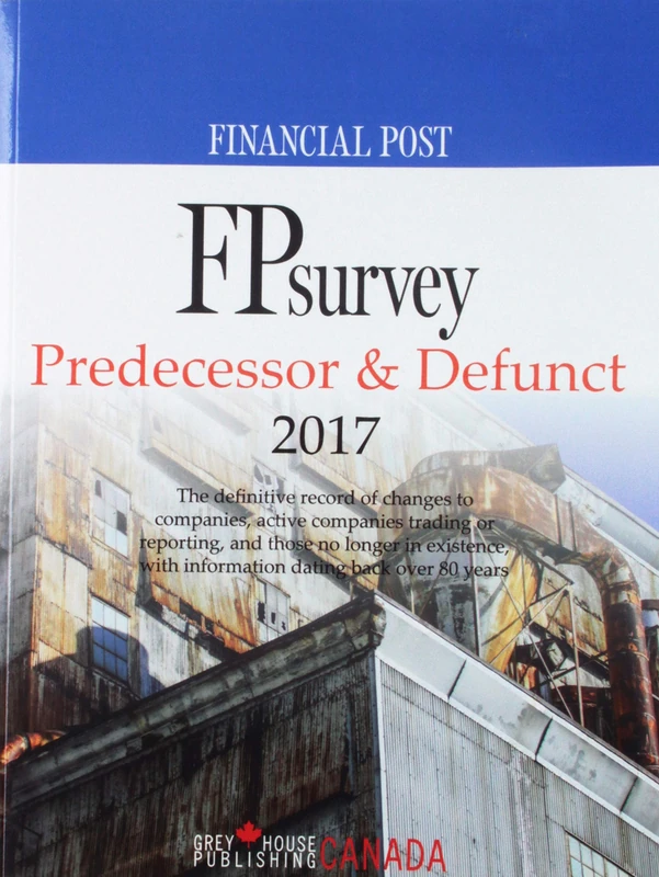 FP Survey: Predecessor & Defunct 2017