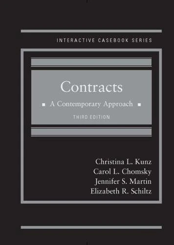 Contracts: A Contemporary Approach - CasebookPlus (Interactive Casebook Series)