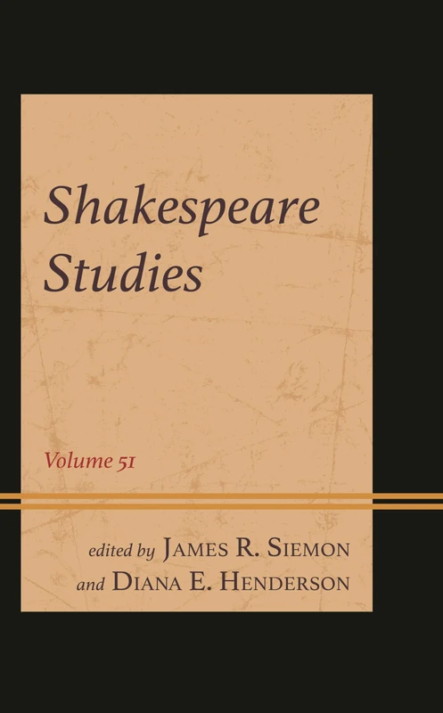 Shakespeare Studies, Volume 51