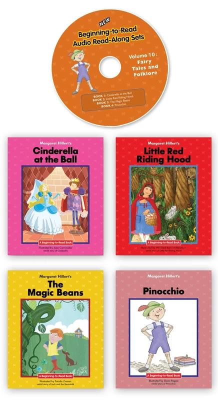Fairy Tales and Folklores Volume 10 CD and Hardcover Books (Go Reader Read Along Set, 10)