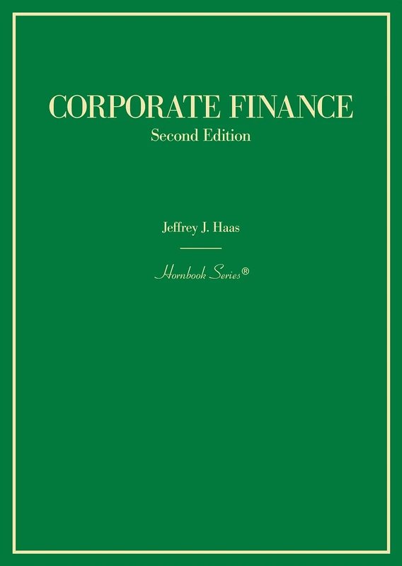 Corporate Finance (Hornbook Series)