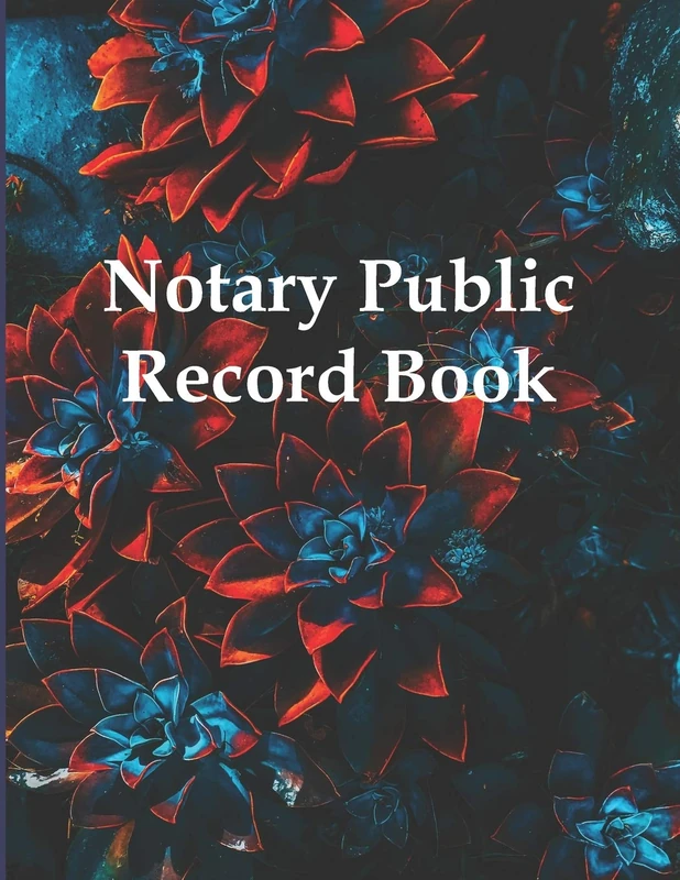 Notary Public Record Book: All States - Notary Records Journal, Logbook, Log Book - 396 Large Entries