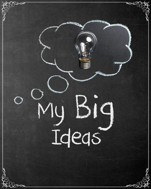 My Big Ideas: Planner/Journal to record, plan and take action on ideas (8x10, 56 pages)