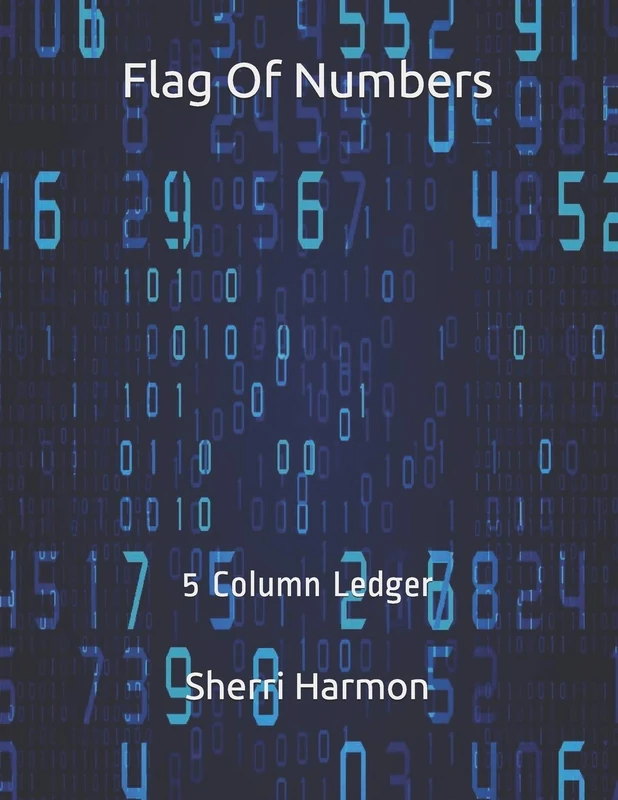 Flag Of Numbers: 5 Column Ledger