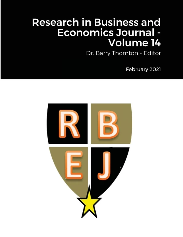 Research in Business and Economics Journal - Volume 14: Dr. Barry Thornton - Editor - Image 1