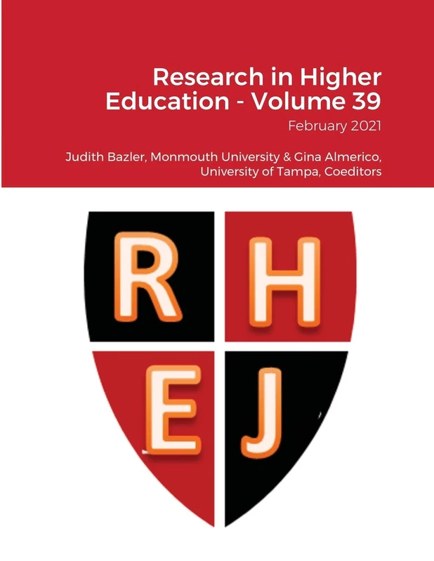 Research in Higher Education - Volume 39: February 2021