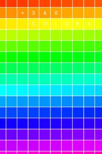 #360 colors: hexadecimal swatch book | 4" x 6" - Image 1