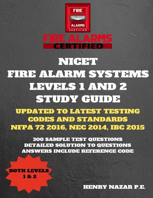 NICET Fire Alarm Systems Levels 1 & 2 Study Guide - Image 1