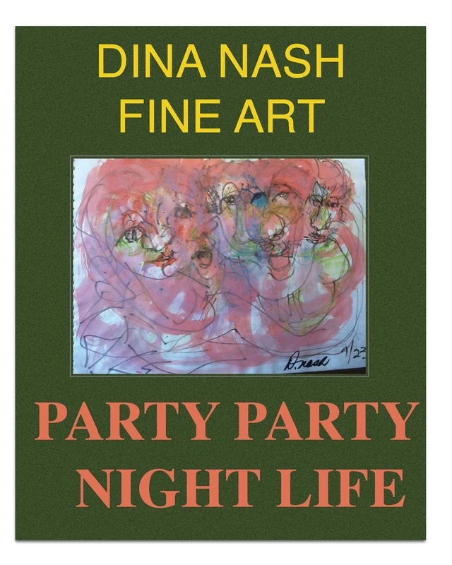 Party Party Night Life: Fine Art by Dina Nash