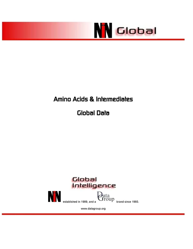 Amino Acids & Intermediates Global Report: Market, Financial & Industry Data