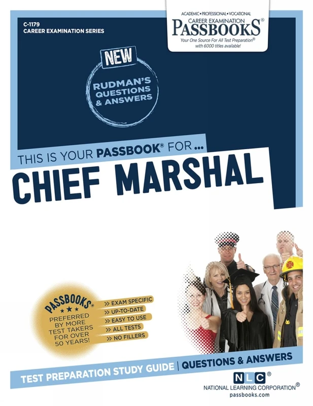 Chief Marshal: Passbooks Study Guide (Career Examination, 1179)