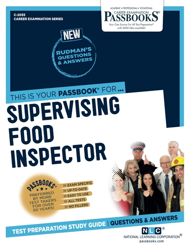 Supervising Food Inspector: Passbooks Study Guide (Career Examination, 2055)