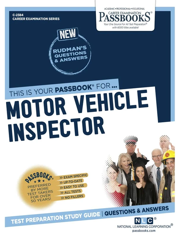 Motor Vehicle Inspector: Passbooks Study Guide (Career Examination, 2384)