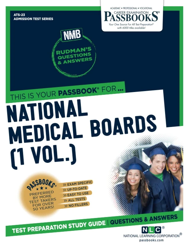 National Medical Boards (NMB) (1 Vol.): Passbooks Study Guide (Admission Test Series, 23)