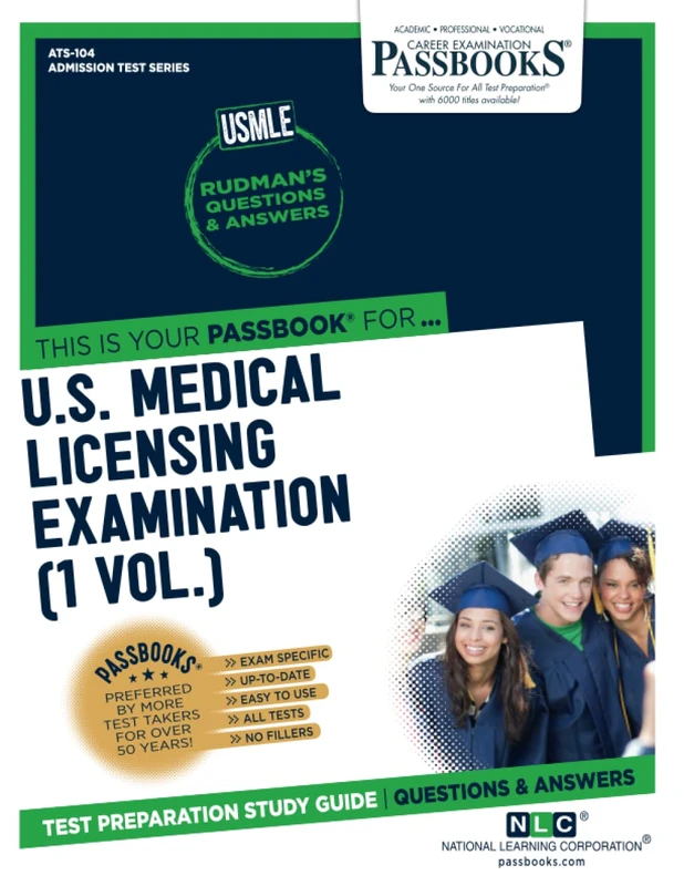 U.S. Medical Licensing Examination (USMLE) (1 Vol.): Passbooks Study Guide (Admission Test Series, 104)