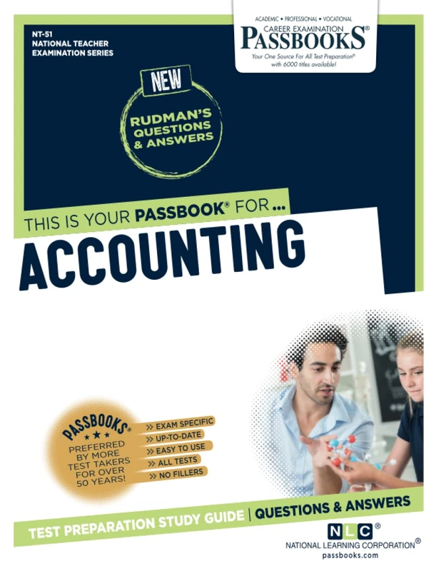 Accounting: Passbooks Study Guide (National Teacher Examination, 51)