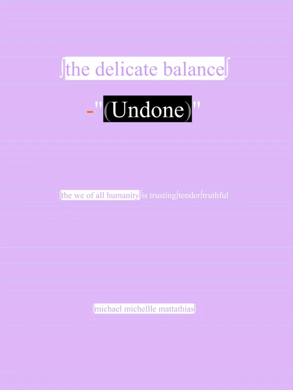 The Delicate Balance Undone - Image 1