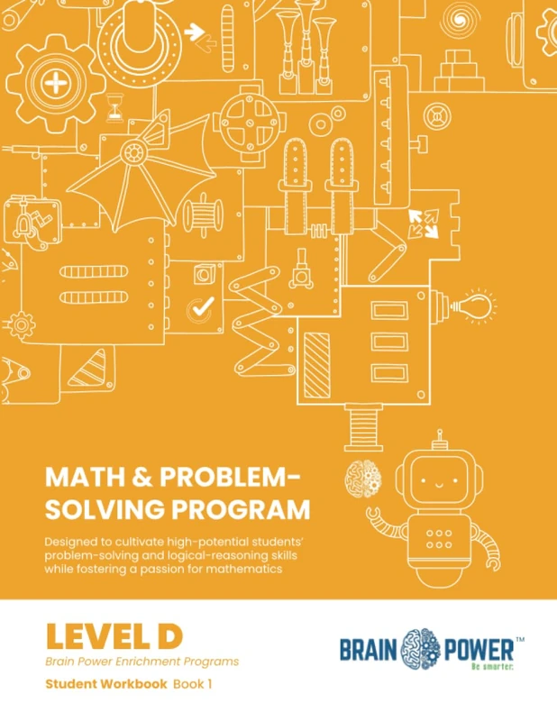 Brain Power Enrichment - Math & Problem-Solving Program - Level D - Book 1: Student Workbook (Brain Power Enrichment - Math & Problem-Solving Programs) - Image 1