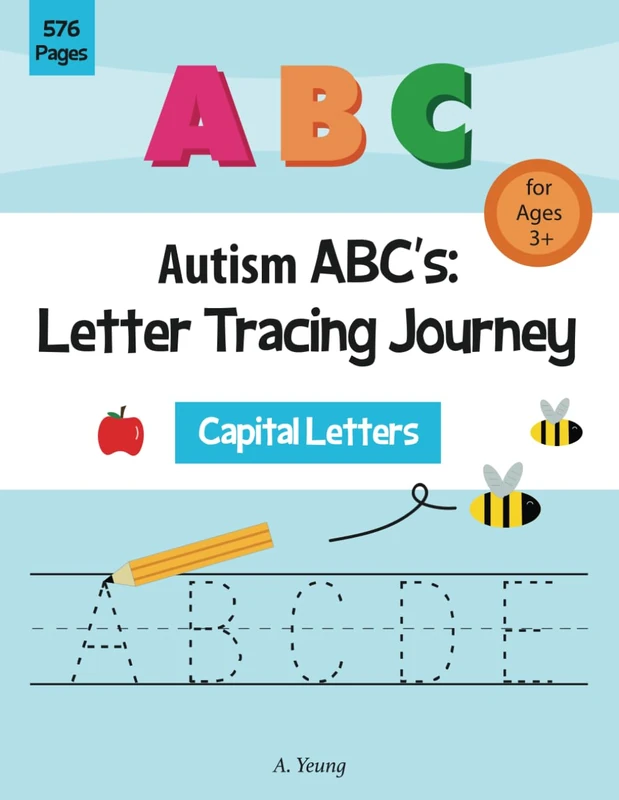 Autism ABC's: Letter Tracing Journey: Capital Letters