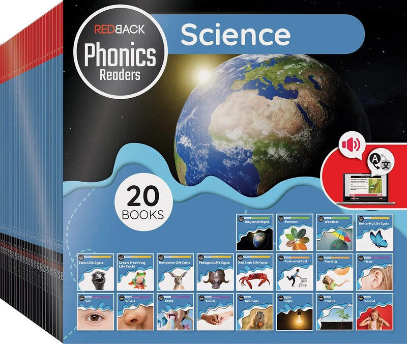 Redback Phonics Science Readers 20 Book Pack (Redback Phonics Readers)
