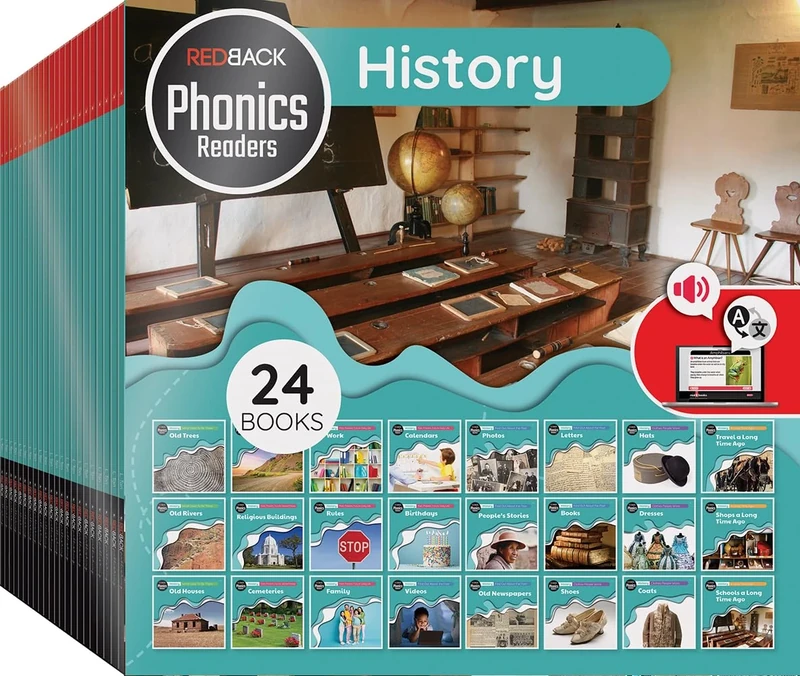 Redback Phonics History Reders 24 Book Pack (Redback Phonics Readers)