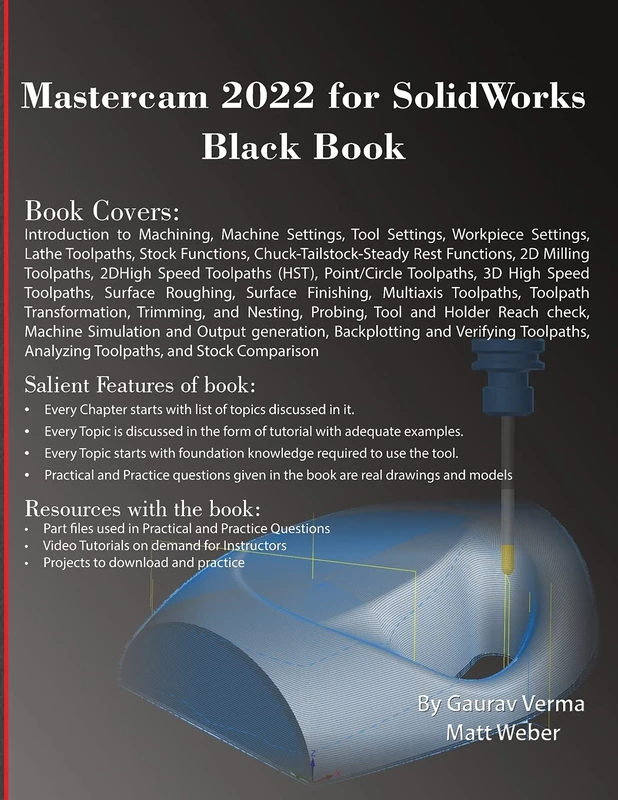 Mastercam 2022 for SolidWorks Black Book