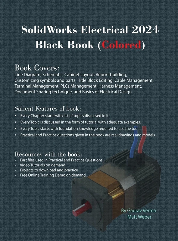 SolidWorks Electrical 2024 Black Book: (Colored)